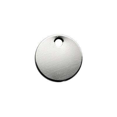 Sterling Silver 7mm Round Sequin Blank