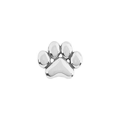 Sterling Silver Paw Solder Charm Ornament