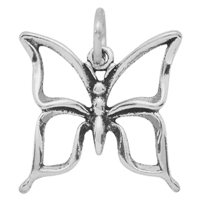 Sterling Silver Cast Butterfly Charm