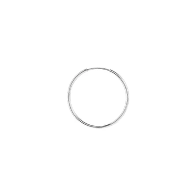 Sterling Silver 16mm Endless Hoops Earrings
