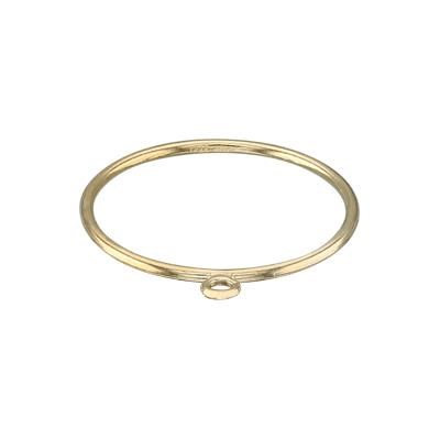 Gold-Filled Charm Loop Ring Size 7