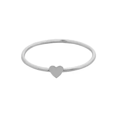 Sterling Silver Heart Ring Size 7