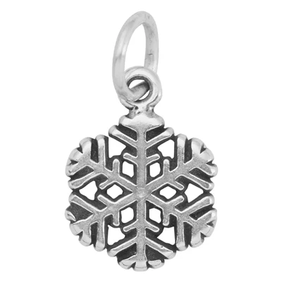 Sterling Silver Small Snowflake Charm