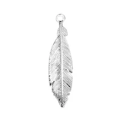 Sterling Silver Small Feather Charm