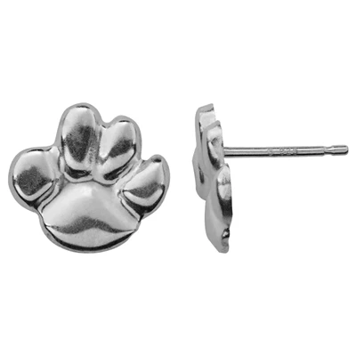 Sterling Silver Paw Post Earring