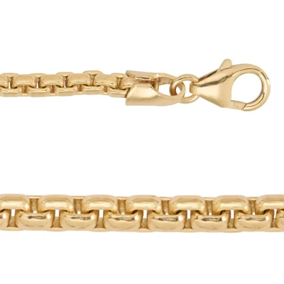 Gold-Filled 18 inch Round Box Chain Necklace