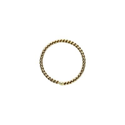 Gold-Filled 6mm Twisted Circle Link