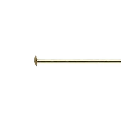 Gold-Filled 1 inch 24 gauge Headpin