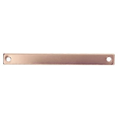 Rose Gold-Filled 21 gauge Narrow Bar Link
