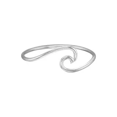 Sterling Silver Wave Ring Size 7