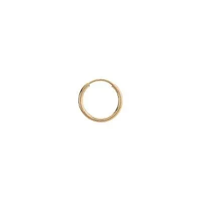 Gold-Filled 12mm Endless Hoop Earrings