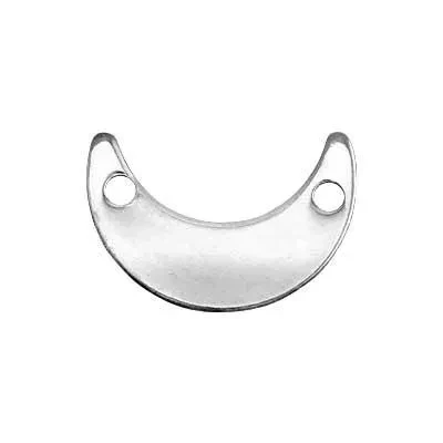 Sterling Silver Tiny Crescent Link