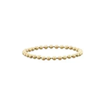 Gold-Filled Flexi Bead Chain Ring Size 6