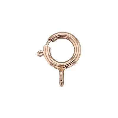 Rose Gold-Filled Closed Spring Ring Clasp