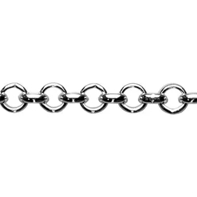 Sterling Silver 2.8mm Rolo Chain Footage