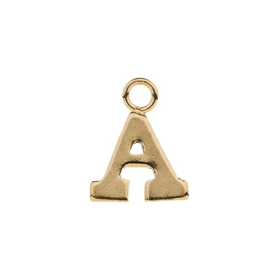 Gold-filled Letter A Charm