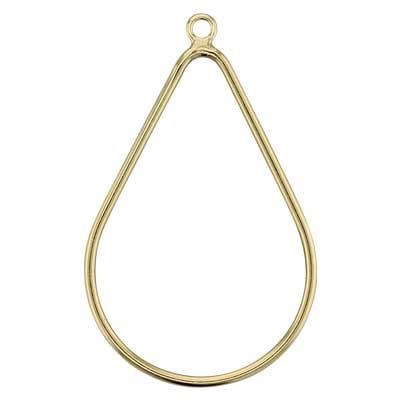 Gold-Filled Wire Teardrop Drop