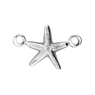 Sterling Silver Starfish Link