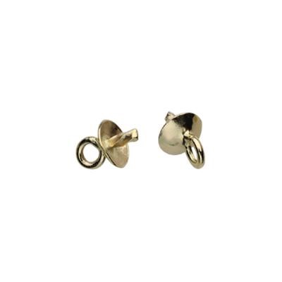Gold-Filled 3mm Pearl Cup Peg Setting