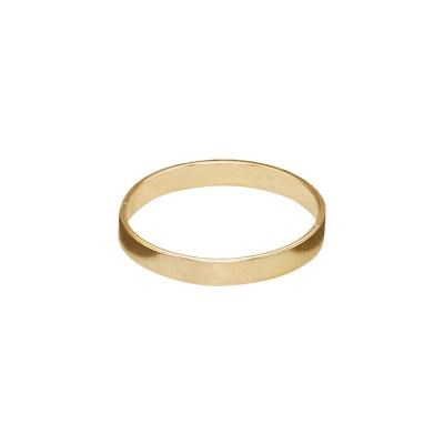 Gold-Filled Flat Ring Band Size 4