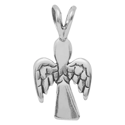 Sterling Silver Angel Pendant with Bail