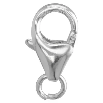 Sterling Silver 9x18 Trigger Lobster Claw Clasp Jump Ring