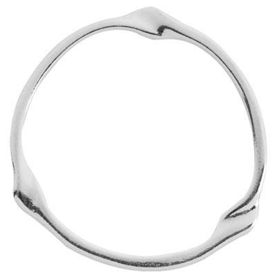 Sterling Silver 20mm Branch Circle Link