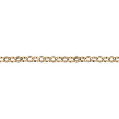 14K Gold Rollo Chain Footage