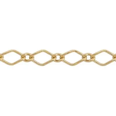 Gold-Filled 2.4mm Long and Short Chain Footage