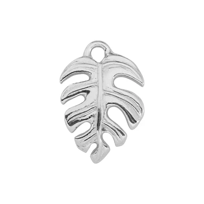 Sterling Silver Tropical Leaf Charm