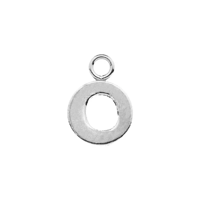 Sterling Silver Letter O Charm