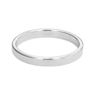 Sterling Silver 3mm Ring Band Size 9