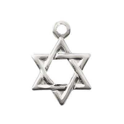 Sterling Silver Tiny Star of David Charm