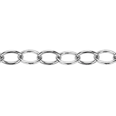 Sterling Silver 2.5mm Cable Chain Footage
