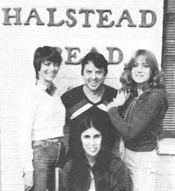 Historic photo from 1975 of Halstead owners